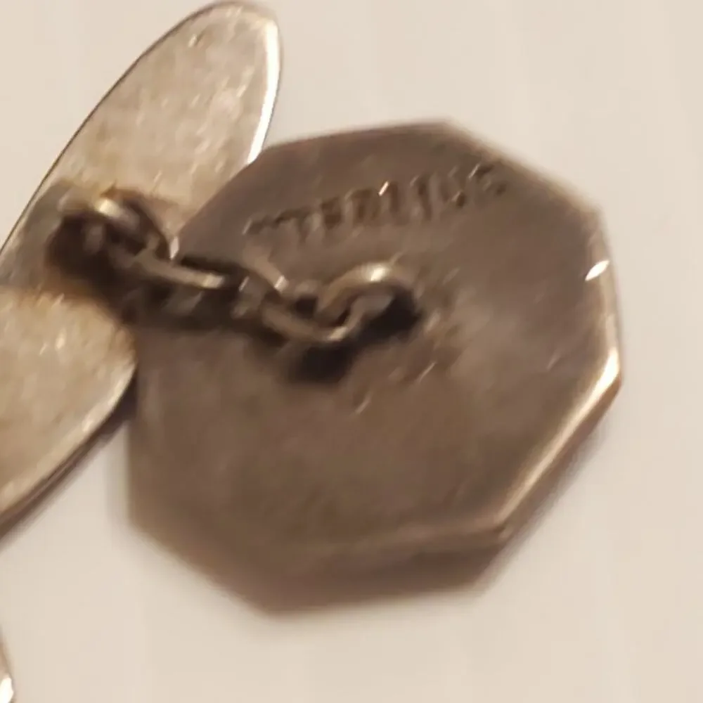 Vintage Sterling Silver Siam lady Dancing Dancer Cufflinks by Niello